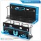 Sorbus Magnetic Stanley Cup Holder for 3 Cups – Versatile Water Bottle Organizer for Fridge, Oven, or Wall – Adjustable Mount with Adhesive Tape or Screws – Tumbler & Travel Mug Storage Rack